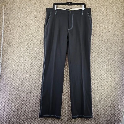 Pantalones de golf Sligo para hombre talla 36 frente plano elásticos negros Foto 1 de 4