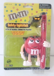 2004 M&M's Candy Halloween Battery Operated ~Safety Light Stick~ "Red" Vampire - Picture 1 of 3