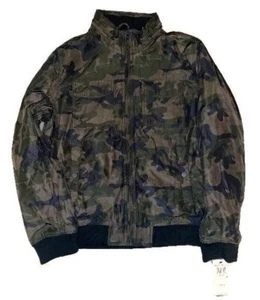 Camouflage Bomber Jacket Brand New Mens L Dockers - Picture 1 of 5