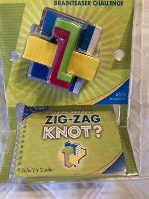 NEW/SEALED/ XMAS GIFT  Think Fun Zig Zag Knot Brainteaser Challenge Ages 8-Adult - Image 1 of 3