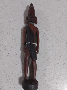 Vintage African Wooden Statue Zulu - Picture 1 of 10