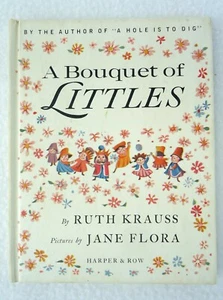 A Bouquet of Littles Book by Krauss Flora Hardcover 1963 Small Vintage - Bild 1 von 6