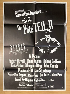 Filmposter * Kinoplakat * Der Pate Teil II * 1974 * de Niro, Pacino, Duvall .... - Bild 1 von 4