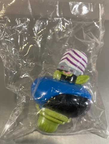 VINTAGE  2003 KELLOGG'S Premium MOJO JOJO Spinning Top POWERPUFF GIRLS Sealed Cover