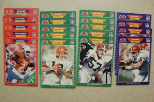 1989 Pro Set Cleveland Browns Team Set - alle Serien 1, 2 & letzte Update Karten - Bild 1 von 1