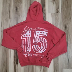 Darc Sport Hoodie Mens S Red Wolves Club Gym Snap Pullover Sweatshirt Sweater - Picture 1 of 14