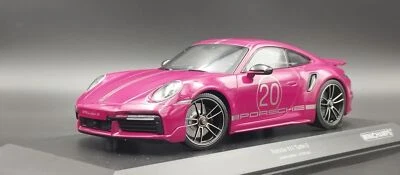 1:18 Minichamps 2021 Porsche 911 Turbo S Sport Design Package Red - Photo 1/4