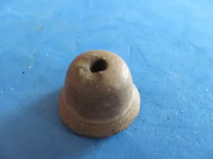 Cuenta espiral de husillo de terracota precolombina 200-600 dC - Imagen 1 de 5