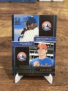 2000 Pacific Omega Tomas de la Rosa/Scott Forster "Rookies" /999 - Picture 1 of 2