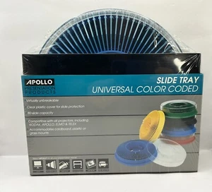 Apollo Deluxe Slide Tray Item #3280-03, Universal Color Coded Blue, Sealed - Picture 1 of 9