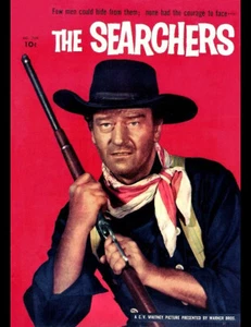 JOHN WAYNE With His RIFLE For THE SEARCHERS 11x14 COMIC Cover Print #709 1956 - Picture 1 of 1