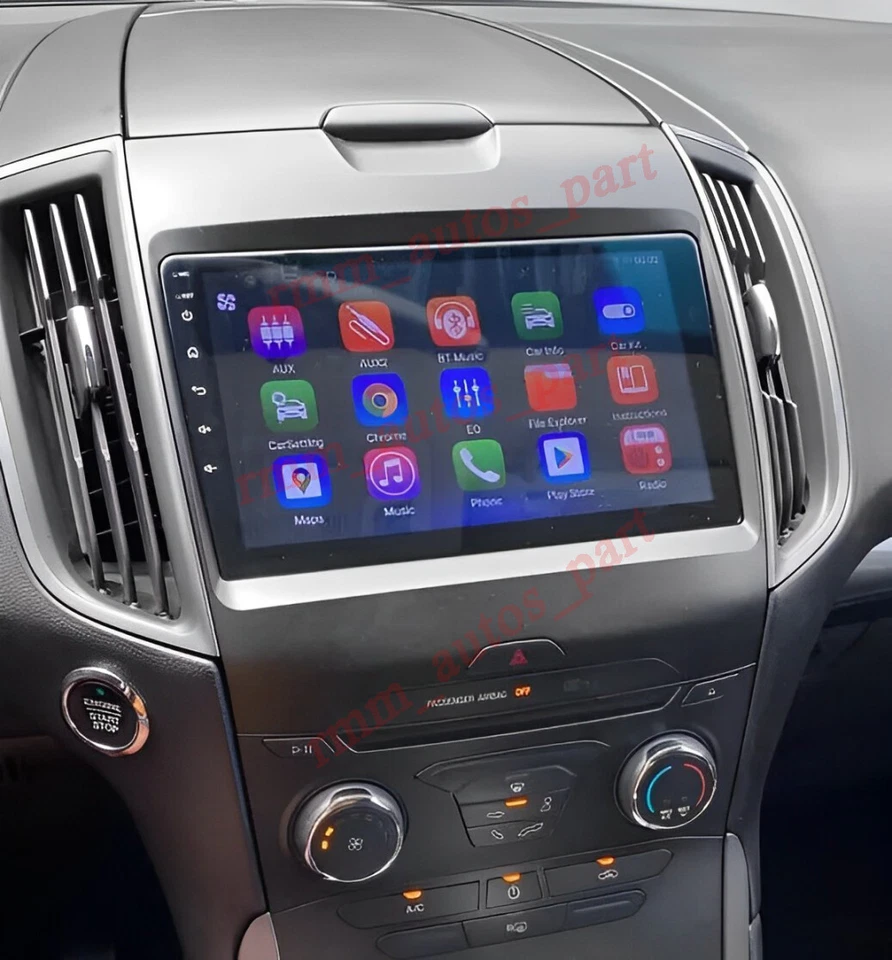 For 2015 2016 2017 2018 Ford Edge Android 13 Apple Carplay Car Stereo Radio GPS - Image 1 of 4