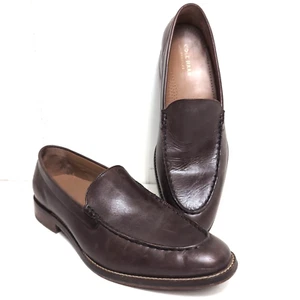 Cole Haan C23008 Rich Brown Leather Apron Toe Loafers Men's 11.5 M Grand.Os - Picture 1 of 9