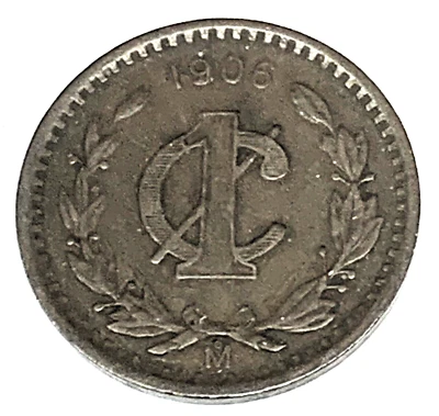 # C726   MEXICO  COIN,     ONE CENTAVO   1906 - Image 1 of 2