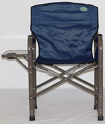 Silla de director plegable para patio/exterior con mesa auxiliar/bolsa de almacenamiento - azul, rojo. Foto 1 de 4