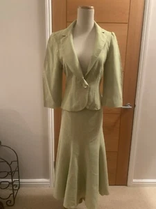 Kaliko Ladies Size 10 Green Skirt Suit - Picture 1 of 1