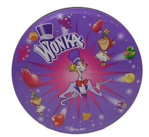 Wonka Lolly Tin 2002 20cm empty 219g Confectionery Advertising Oompas Nerds - Picture 1 of 11