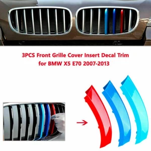 Cubierta de parrilla delantera tiras con clip para accesorios BMW X5 E70 2008-2013, - Imagen 1 de 8