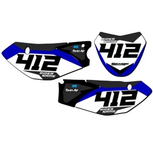 TTR 110 SG63 Custom MX Number Plates Senge Graphics Kit Compatible with Yamaha - Picture 1 of 4