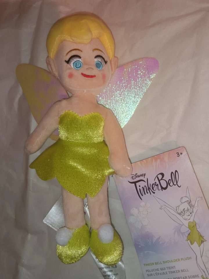 Disney Parks Tinker Bell Tinkerbell Magnetic Shoulder Plush