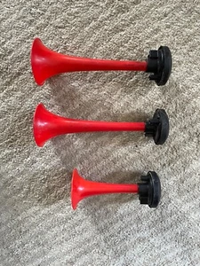 3 Vintage Fisa Air Horns Untested 36746 40263 Plastic - Picture 1 of 3