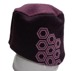 Cappello Berretto Mountain Hardwear Donna Cupola Stile Peruviano Maglia Lana Usato in Ottime Condizioni Stampa Noci  - Foto 1 di 8