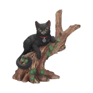 Onyx schwarze Katze im Baum Figur Wicca Hexe Gothic Ornament 14 cm - Nemesis Now - Bild 1 von 4