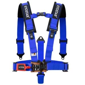 KYOSTAR 2'' 5-Point Latch Link Racing Safety Harness Seatbelt Soft Heavy Duty BE - Afbeelding 1 van 7