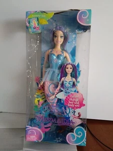 barbie fairytopia mermaidia nori w/color change hair and body art - Picture 1 of 4