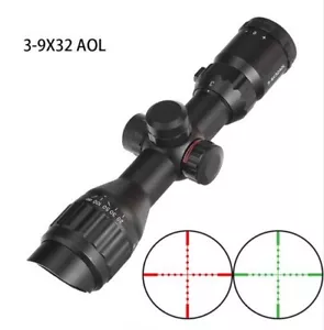 3-9x32AOL Hunting Rifle Scopes Red and Green Mil-Dot Illuminated Optics Sight - Picture 1 of 7