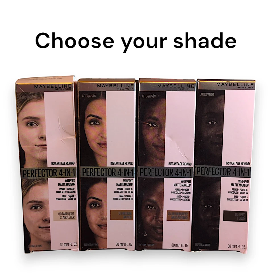 Maybelline Perfector 4-In-1 Whipped Matte Makeup Instant Age Rewind 30ml - Image 1 of 1