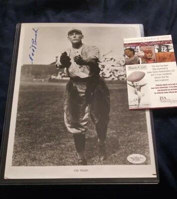 Edd Roush Signed 8x10 Photo JSA COA Hall of Fame Cincinnati Reds Autograghed - Image 1 of 3