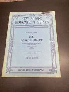 The Music Education Series Piano The Robyn-Gurlitt - Louise Robyn Oliver Diston - Picture 1 of 12