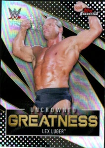 Topps Finest WWE 2021 - inserto de grandeza sin corona #UG-9 Lex Luger - Imagen 1 de 2