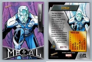 ICEMAN #36 - 2020 Marvel X-Men Metal Universe Pink F/X #/75 - Picture 1 of 1