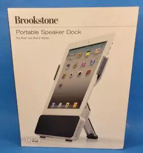 Speaker Dock Station Portatile iPad 3a Generazione iPad 2 iPad Tablet Nuovo Brookstone - Foto 1 di 4