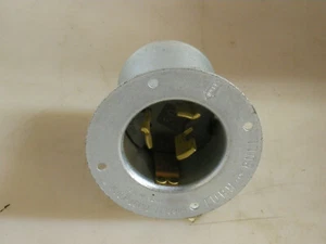 Hubbell 3775 Twist Lock Flanged Inlet 4 Wire 50A Without Lift Cover - Picture 1 of 2