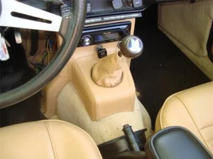 TRIUMPH TR6 LEATHER CONSOLE DASH SUPPORT COVER & SHIFT BOOT COMBO - 2 Colors - Picture 1 of 1