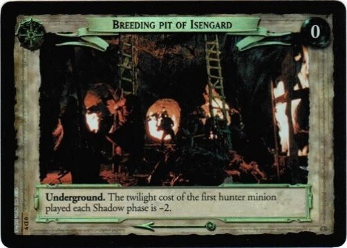 LOTR TCG 0D9 BREEDING PIT OF ISENGARD Promo Set Foil Card NM/MINT Top Shelf - Image 1 of 1