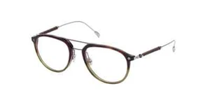 Tod's TO5267 055 Braun Grün Pilotenbrille Kunststoff Optik Brillengestell 53-20-145 - Bild 1 von 1