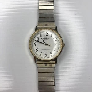 X10 ACQUA Men EF WR Philippines Two Tone Stretch Retro Chrono Repair Untested - Picture 1 of 8