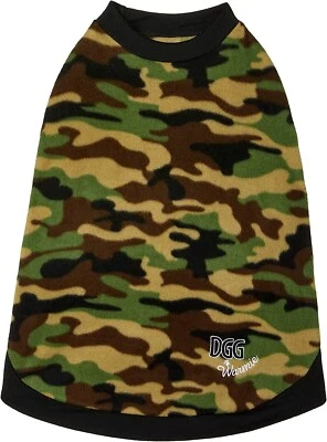 Jersey para perros - Camuflaje verde - Talla grande 47 cm 13-20 kg - DGG Doggone precioso - Warmie Foto 1 de 4