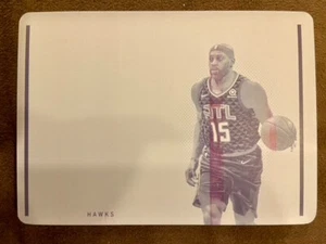 2020-21 Flawless Vince Carter 1/1 Championship Tag Autographs Printing Plate - Bild 1 von 3