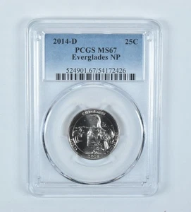 2014-D Washington Quarter ATB Everglades MS67 PCGS *1538 - Picture 1 of 5