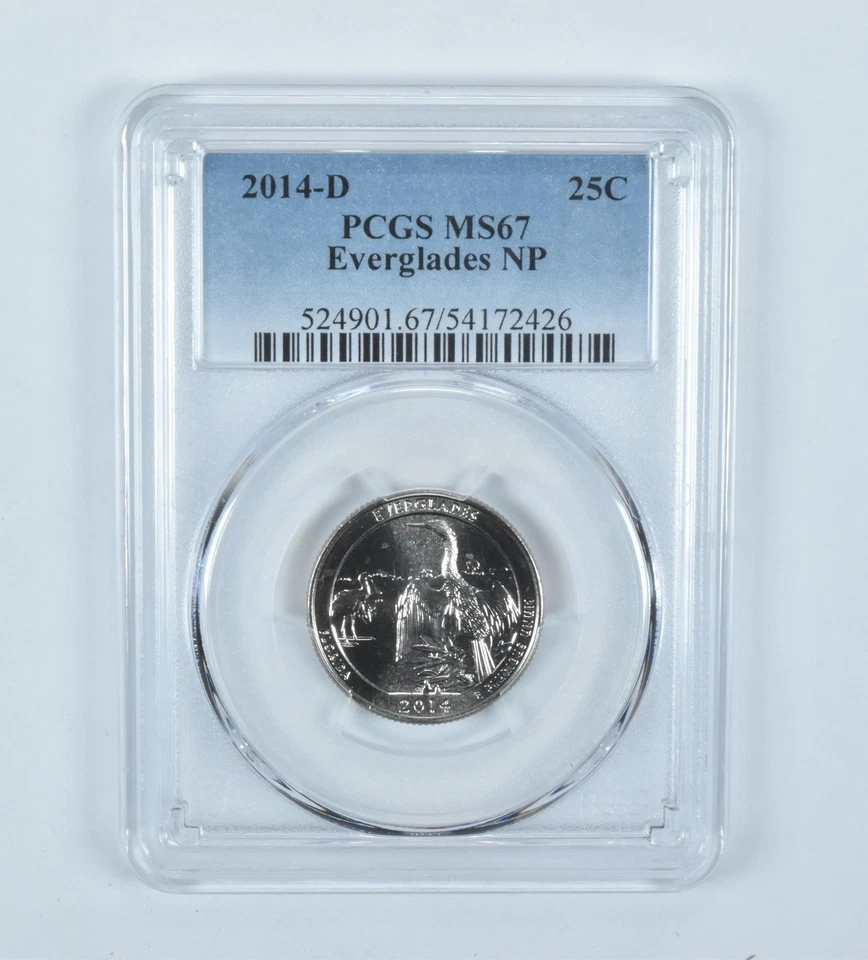 2014-D Washington Quarter ATB Everglades MS67 PCGS *1538 - Image 1 of 4