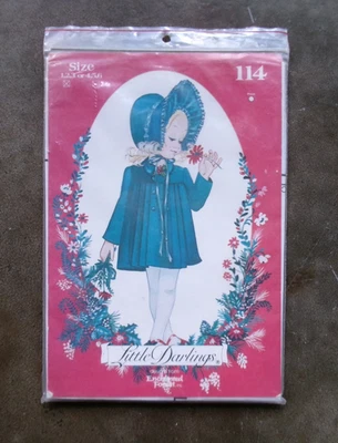 Vtg Little Darlings #114 Child's Coat & Bonnet Sz 1-2-3  Enchanted Forest UNCUT - Image 1 of 4