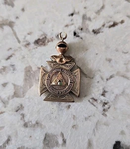 B Of L F & E Brotherhood Of Locomotive Firemen & Enginemen Railroad Watch Fob - Picture 1 of 7