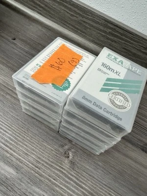11x Exabyte 307265 160mXL EXATAPE 8mm Tape Data Cartridges + 1x 112m 180093 - Image 1 of 3