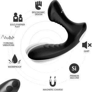 ARMONY - STORM VIBRADOR ANAL PROSTATA & PLUG CONTROL REMOTO NEGRO - Imagen 1 de 4