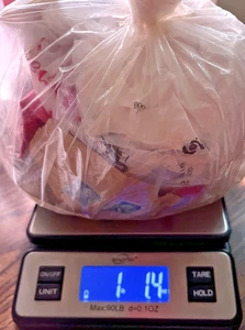 Lg Lot USA Plus Stamp Unsearched Loose Canceled 1 lb 1 oz Bag of Mystery Stamps! - Picture 1 of 9